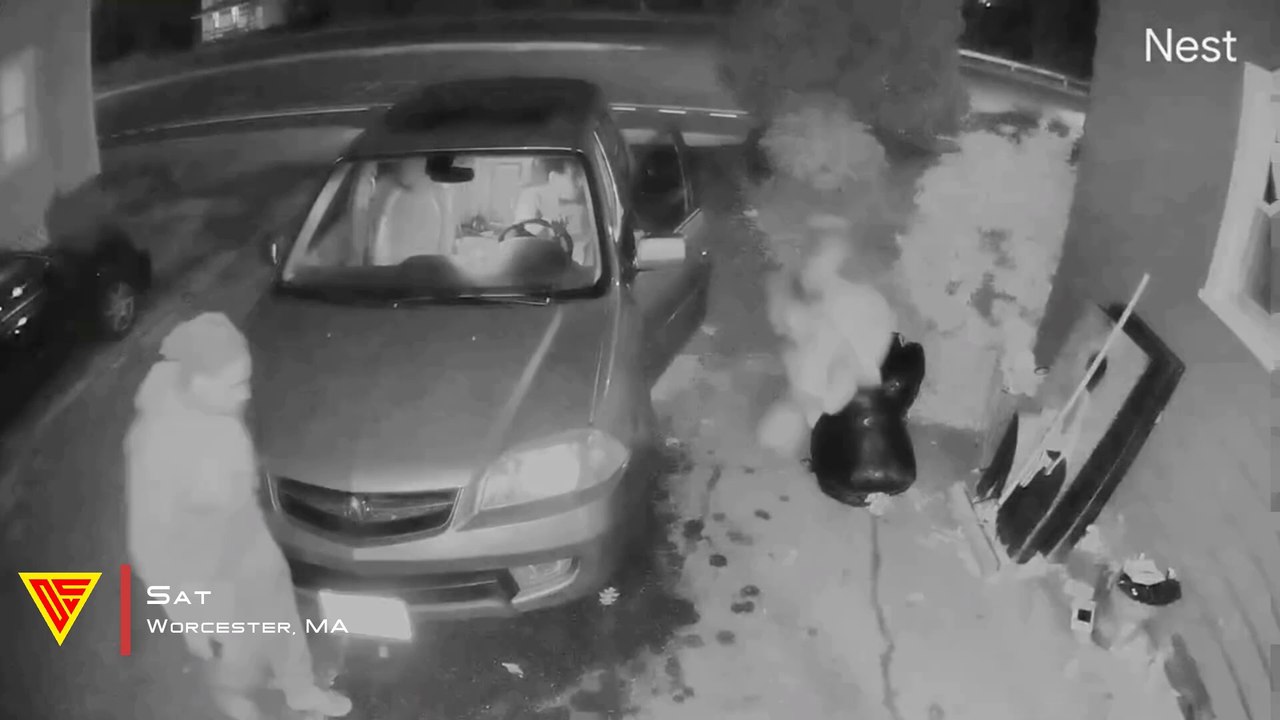 My Aunt Hit Me With Her Door Caught on Nest Camera | Doorbell Camera Video