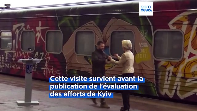 Ursula von der Leyen à Kyiv pour évoquer le processus d’adhésion de l’Ukraine à l’Union européenne