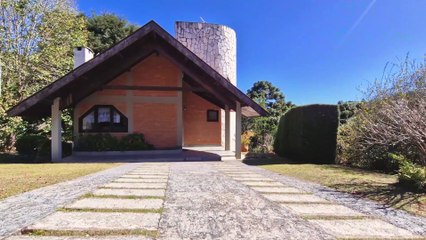 Por dentro de um lindo chalé na montanha em Campos do Jordão | Inside a beautiful mountain chalet - Ref. 223