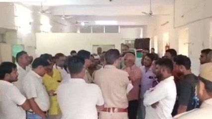 शाहपुरा: बीमार महिला ने इलाज के दौरान तोड़ा दम, परिजनों ने अस्पताल में किया हंगामा