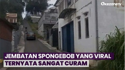 Tak Selucu Namanya, Jembatan Spongebob Yang Viral Ternyata Sangat Curam