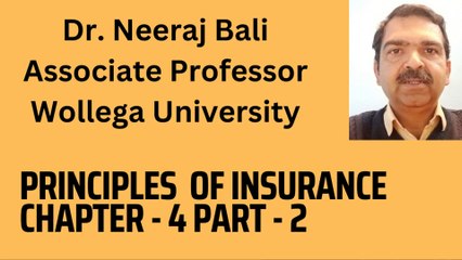 Risk And Insurance Chapter 4 - II
