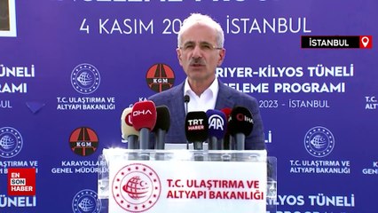 Скачать видео: Sarıyer-Kilyos Tüneli'nin 2026'da bitmesi hedefleniyor