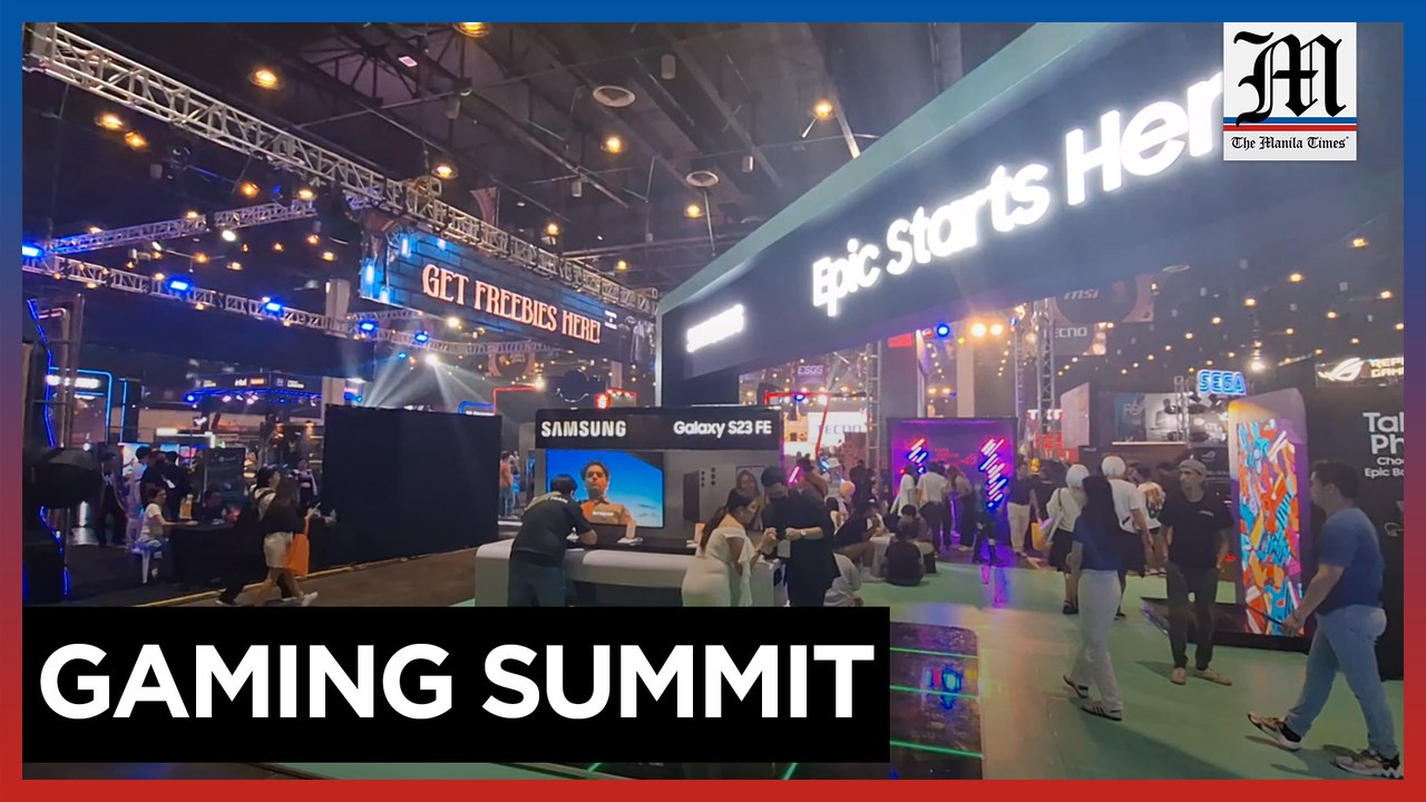 Gaming summit draws crowds video Dailymotion