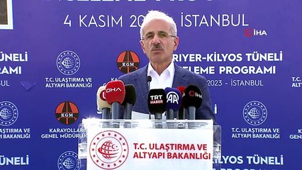 Sarıyer-Kilyos Tüneli İnşaatında İncelemeler Yapıldı