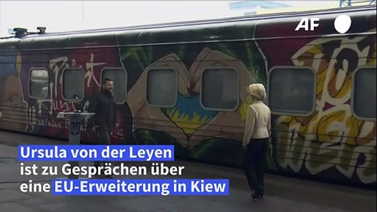 Von der Leyen in Kiew - Gespräche über EU-Erweiterung