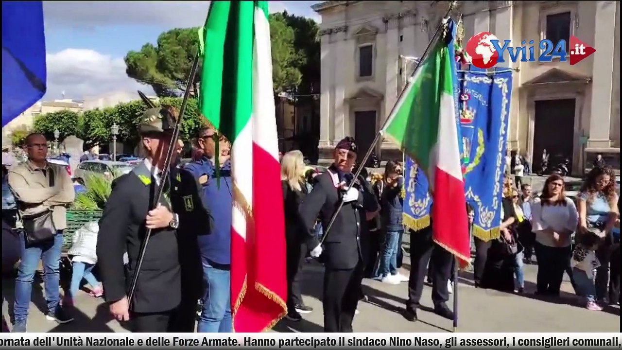 04.11.23 Paternò. Celebrata la Giornata dell'Unità Nazionale e delle Forze Armate