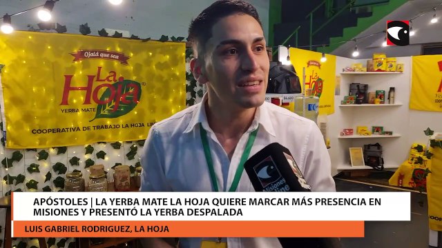 Apóstoles | La Yerba Mate La Hoja quiere marcar más presencia en Misiones y presentó la yerba despalada