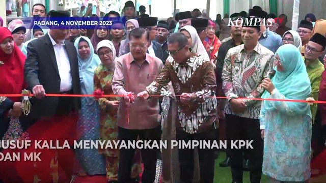 Jusuf Kalla Sayangkan Pimpinan MK dan KPK Diterpa Isu