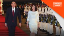 PM Jepun tiba di Malaysia untuk lawatan kerja dua hari