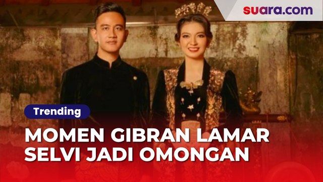 Viral Lagi, Momen Gibran Rakabuming Lamar Selvi Ananda Jadi Omongan: Sekelas Anak Presiden ...