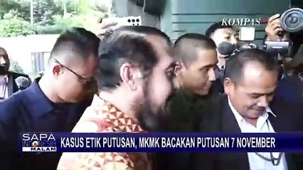 Selasa 7 November 2023, MKMK Bacakan Putusan Pelanggaran Etik Hakim MK