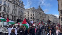 Thousands of pro-Palestine demonstrators march through London for third weekend