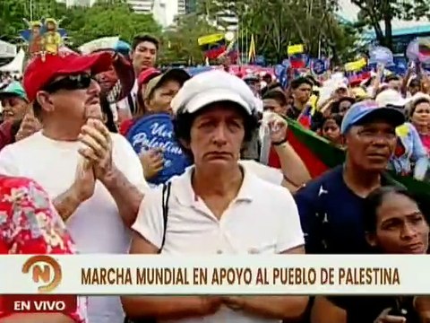 Vpdte. de Movilización y Eventos del PSUV, Nahum Fernández: El mundo marcha por la paz en Palestina