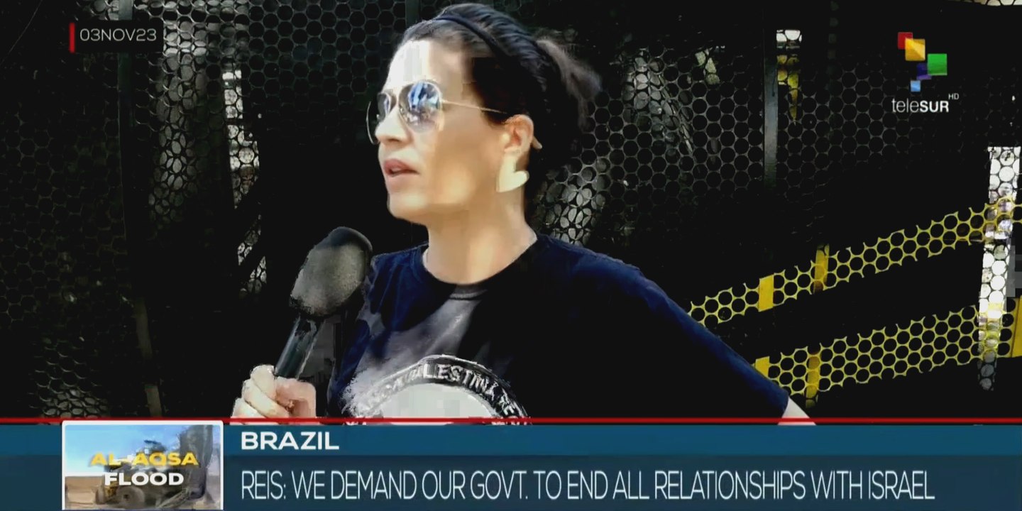 Citizens of Brazil repudiates Israeli genocide...