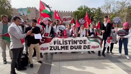 Sinop'ta AK Partili gençlerden Filistin açıklaması