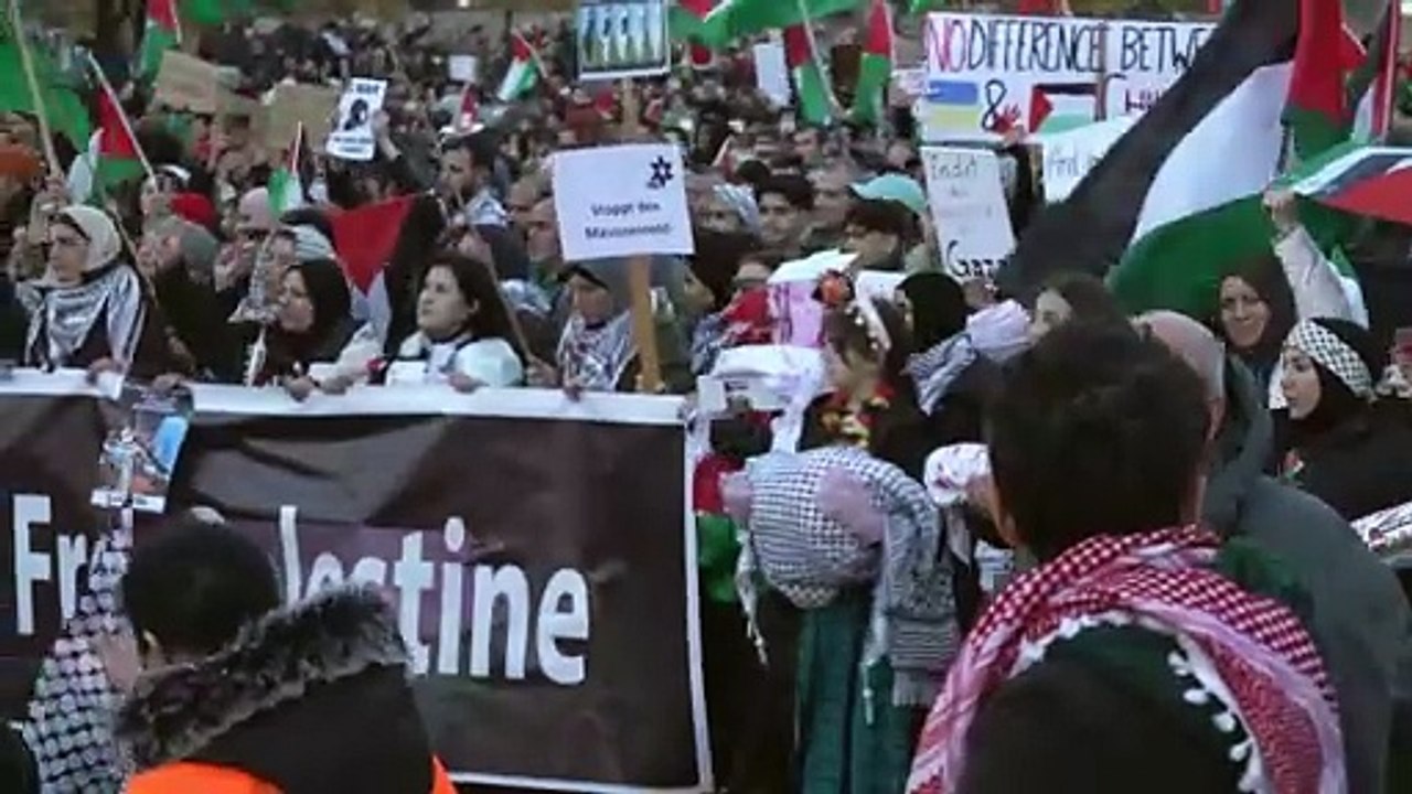 Tausende bei pro-palästinensischer Demo in Berlin