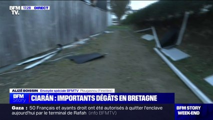 Descargar video: Tempête Ciaran: environ 112.000 foyers toujours privés d'électricité dans le Finistère