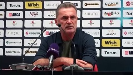 Tahsin Tam, entraîneur du Çorum FK : Nous ne devrions pas seulement critiquer les décisions de l'arbitre lors de la défaite