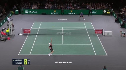 Rolex Paris Masters - Dimitrov bat Tsitsipas et file en finale
