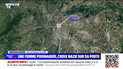 Femme juive poignardée à Lyon: pour Gérard Unger, vice-président du CRIF, ce genre de drame "était à craindre" en raison du conflit au Proche-Orient