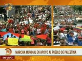 Ciudadanos de Caracas se movilizaron en respaldo a los hermanos y hermanas de Palestina