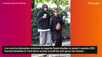 Kourtney Kardashian maman pour la 4ème fois : l'épouse de Travis Barker aurait secrètement accouché d'un petit garçon