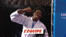 Immense joie et petite danse : Marie-Ève Gahié savoure sa médaille d'or - Judo - ChE (F)