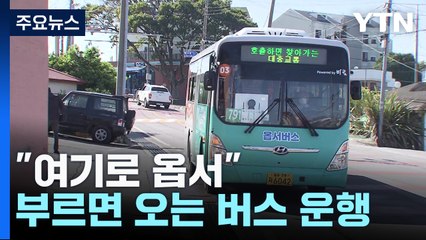 "여기로 옵서"...부르면 오는 버스 운행 / YTN