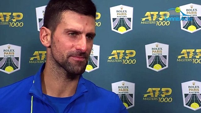 Rolex Paris Masters 2023 - Novak Djokovic : Je ne suis pas surpris de voir Grigor Dimitrov en finale, on se connait bien !