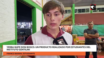 Yerba mate Don Bosco: Un producto realizado por estudiantes del Instituto Gentilini