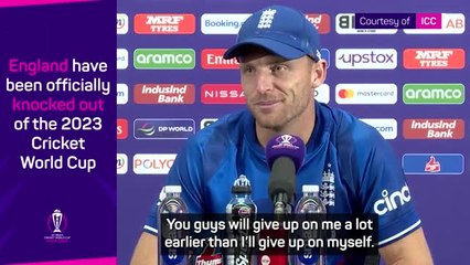 下载视频: Buttler admits England's 'frustration grows' after Cricket World Cup exit