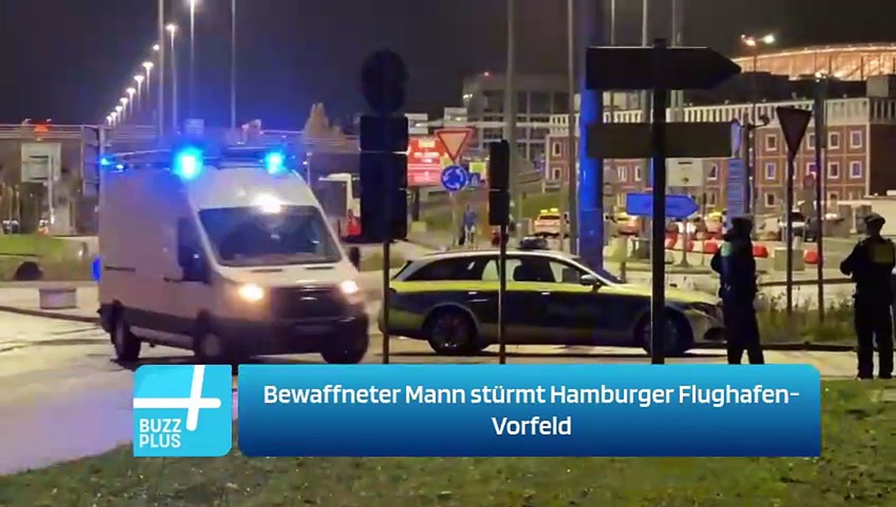 Bewaffneter Mann stürmt Hamburger Flughafen-Vorfeld