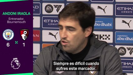 Iraola: "Creo que no merecíamos el 6-1"