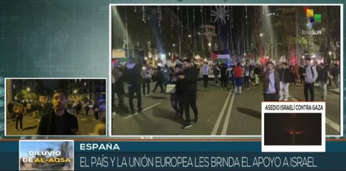 España: La manifestación por Palestina llega a su punto final en Barcelona