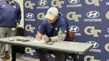 WATCH: Georgia Tech Head Coach Brent Key's Post-Game Press Conference After Win Over Virginia
