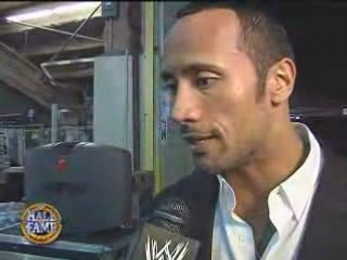 The Rock Interview After HoF - Hall Of Fame 2008
