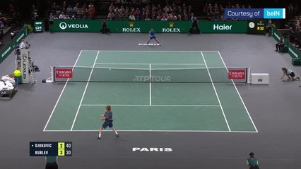 Djokovic comes from a set down to progress to the Paris Masters final
