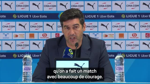 11e j. - Fonseca : On a fait un match avec beaucoup de courage