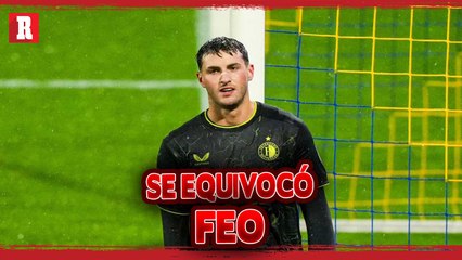 Santiago Giménez ERRA penal en la victoria del Feyenoord