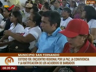 Apure instaló el primer encuentro por la paz y la ratificación de los acuerdos de Barbados