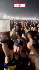 ¡JESÚS! Apesar de la derrota ante Fluminense, fanáticos del Boca Jrs. celebran en grande