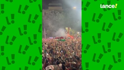 Скачать видео: Maraca, Laranjeiras, Cinelândia… Confira a festa dos torcedores do Fluminense pelo Rio