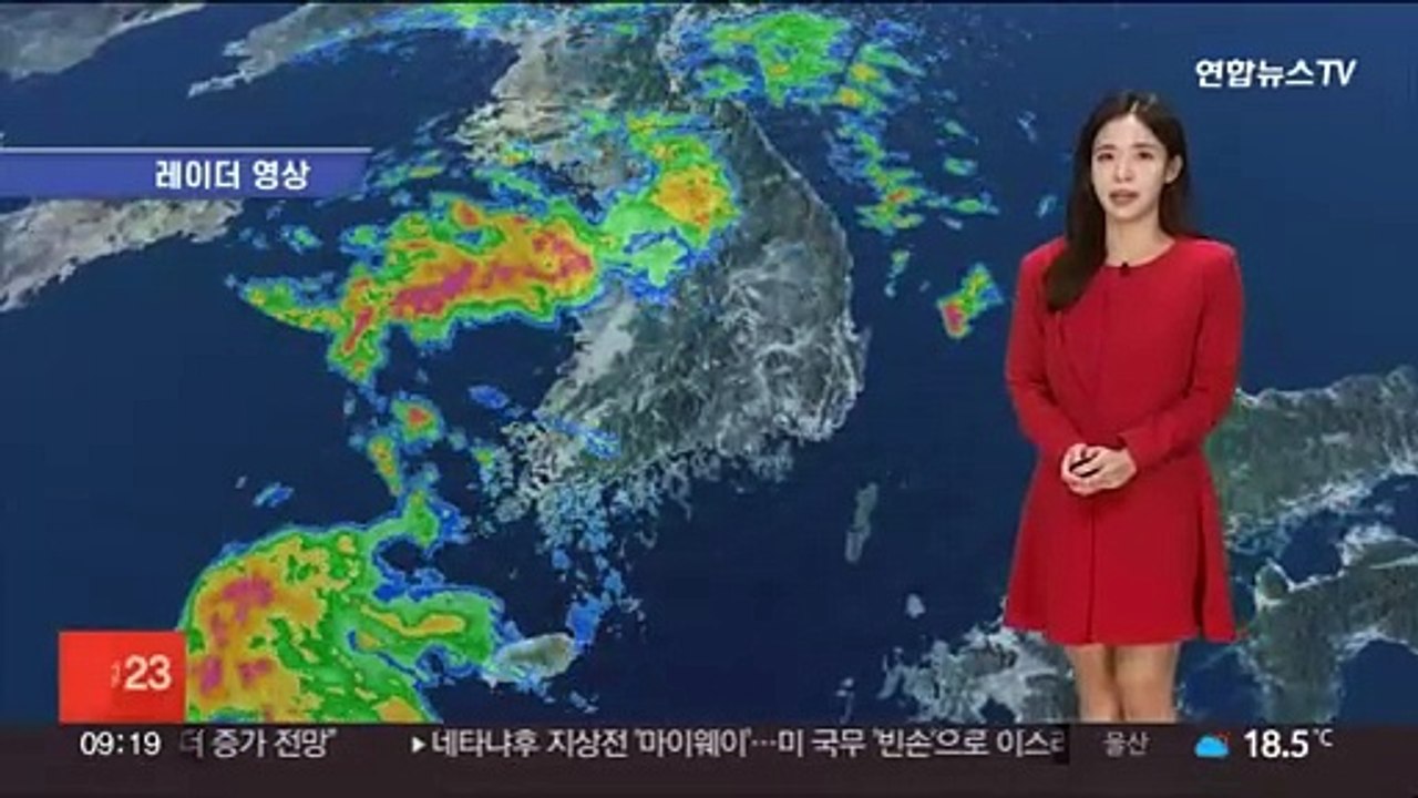 [날씨] 내일까지 최대 100㎜ 비…강한 바람도 주의