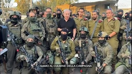 Israele, Netanyahu: "L'operazione e' al culmine, non ci fermeremo"
