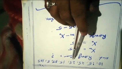 How range find from  given data