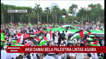 Download Video: Alasan Menlu Retno Marsudi Pilih Baca Puisi daripada Berorasi di Aksi Damai Bela Palestina