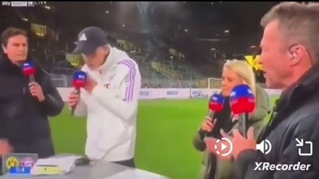 FC Bayern München Thomas Tuchel bricht bei Sky Interview ab !! #