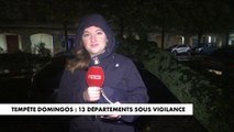 Tempête Domingos : 13 départements sous vigilance