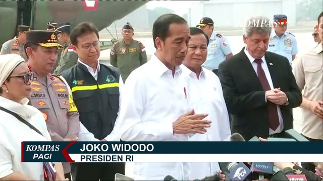 Presiden Jokowi Jenguk Menko Marves, Luhut Binsar di Singapura